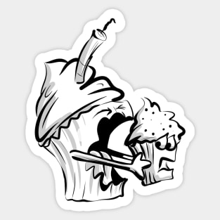 Cannibal Cupcake Sticker